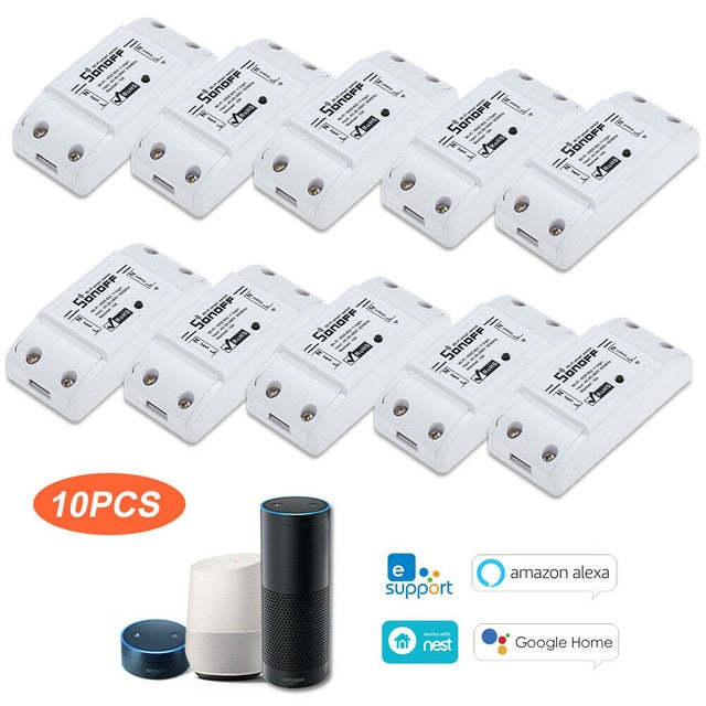 10pcs SONOFF Wifi  Smart Switch